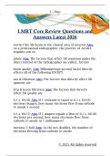 LMRT Core Review Questions and  Answers Latest 2026 
