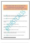 MIDTERM FOR MEAS 242 DISEASE CONDITIONS EXAM 2025&sol;2026 QUESTIONS AND ANSWERS 100&percnt; PASS&period;