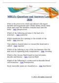 MBLEx Questions and Answers Latest  2026 