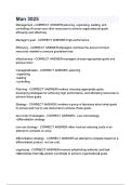 MAN 3025 questions and answers
