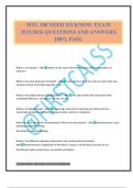 MTL 200 NEED TO KNOW&period; EXAM 2025&sol;2026 QUESTIONS AND ANSWERS 100&percnt; PASS&period;