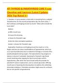 ATI THYROID & PARATHYROID CARE Exam Question and Answers Latest Updates 2026 Top Rated A&plus;