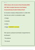 XCEL Arizona Life insurance Exam Simulator&vert;2026 2027 With Complete Questions And Detailed  Answers&vert;Already Graded A&plus;&vert;Brand New&excl;&excl; 