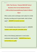XCEL Final Version 1 Newest 2026-2027 Actual  Questions And Correct Detailed Answers  &lpar;100&percnt;verified Answers&rpar;&vert;&vert;Already Graded A&plus;&vert;Brand  New&excl;&excl;
