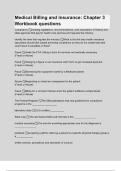 Medical Billing and Insurance Chapter 3 Workbook questions and answers&period;