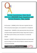 FLORIDA COSMETOLOGY STATE BOARD CLINICAL EXAM COMPLETE PACKAGE DEAL