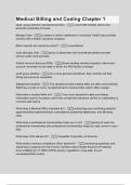 Medical Billing and Coding Chapter 1 questions and answers