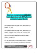 Maryland Jurisprudence Exam 2025&sol;2026 &ndash; 40&plus; Verified Questions with Answers &vert; HIPAA&comma; Records&comma; Child Abuse&comma; Massage Law&comma; COMAR