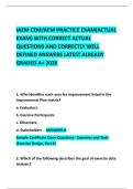 IAEM CEM&sol;AEM PRACTICE EXAM&lpar;ACTUAL EXAM&rpar; WITH CORRECT ACTUAL QUESTIONS AND CORRECTLY WELL DEFINED ANSWERS LATEST ALREADY GRADED A&plus; 2026
