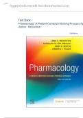 Test Bank for Pharmacology&colon; A Patient-Centered Nursing Process Approach&comma; 12th Edition &ndash; McCuistion &vert; Verified Q&A &vert;  Latest Update 2026