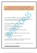 NURS 317 FINAL EXAM 2025&sol;2026 QUESTIONS AND ANSWERS 100&percnt; PASS&period;