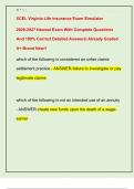 XCEL Virginia Life insurance Exam Simulator  2026-2027 Newest Exam With Complete Questions  And 100&percnt; Correct Detailed Answers&vert; Already Graded  A&plus; Brand New&excl;&excl; 