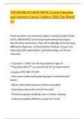 THYROID &lpar;ENDOCRINE&rpar; Exam Question and Answers Latest Updates 2026 Top Rated A&plus;&period;