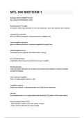MTL 200 MIDTERM 1 Questions and answers