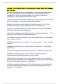 NPMA CPPS 2026 TEST PAPER QUESTIONS AND ANSWERS RATED A&plus;
