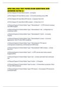 APEX EKG 2026 TEST PAPER EXAM QUESTIONS AND ANSWERS RATED A&plus;