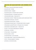 APEX EKG 2026 EXAM QUESTIONS AND ANSWERS RATED A&plus;