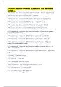 APEX EKG TESTED UPDATED QUESTIONS AND ANSWERS RATED A&plus;