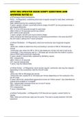APEX EKG UPDATED EXAM SCRIPT QUESTIONS AND ANSWERS RATED A&plus;