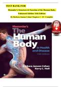 TEST BANK FOR  Memmler's Structure & Function of the Human Body&comma;  Enhanced Edition 14th Edition  By Barbara Janson Cohen Chapters 1 - 25 &sol; Complete