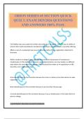 ORION SERIES 65 SECTION QUICK QUIZ 2&period; EXAM 2025&sol;2026 QUESTIONS AND ANSWERS 100&percnt; PASS&period;