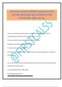 OXYGENATION&sol;PERFUSION NCLEX EXAM 2025&sol;2026 QUESTIONS AND ANSWERS 100&percnt; PASS&period;