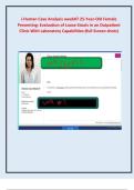 i-Human Case Analysis week&num;7 25-Year-Old Female  Presenting&colon; Evaluation of Loose Stools in an Outpatient  Clinic With Laboratory Capabilities&colon;&lpar;full Screen shots&rpar;