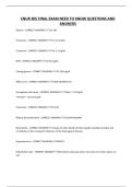 CNUR 305 FINAL EXAM NEED TO KNOW QUESTIONS AND ANSWERS