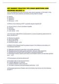 CHT BONENT PRACTICE TIPS EXAM QUESTIONS AND ANSWERS GRADED A&plus;