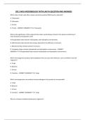 D311 WGU MICROBIOLOGY WITH LAB PA QUESTION AND ANSWERS