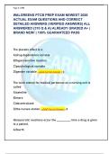 WALGREENS PTCB PREP EXAM NEWEST 2026  ACTUAL EXAM QUESTIONS AND CORRECT  DETAILED ANSWERS &lpar;VERIFIED ANSWERS&rpar; ALL  ANSWERED &lbrace;310 Q & A&rcub; ALREADY GRADED A&plus; &vert;  BRAND NEW&excl; &vert; 100&percnt; GUARANTEED PASS