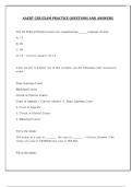 AAERT CER EXAM PRACTICE QUESTIONS AND ANSWERS