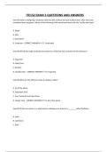 ITE152 EXAM 3 QUESTIONS AND ANSWERS
