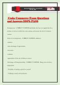 Craks Commerce Exam Questions and Answers 100&percnt; PASS