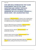IICRC MRS MOLD REMEDIATION TEST GUIDE  EXAM NEWEST 2026 ACTUAL EXAM  QUESTIONS AND CORRECT DETAILED  ANSWERS &lpar;VERIFIED ANSWERS&rpar; ALL  ANSWERED &lbrace;60 Q & A&rcub; ALREADY GRADED A&plus; &vert;  BRAND NEW&excl; &vert; 100&percnt; GUARANTEED PASS 