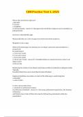 CDR Practice Test 1&period;-2025 