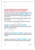 NRNP 6521 Practice Midterm 2026 &ndash; Verified Questions & Detailed Answers