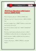 FLS Exam Questions with Correct Answers 100&percnt; PASS