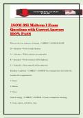 ISOM 351 Midterm 1 Exam Questions with Correct Answers 100&percnt; PASS