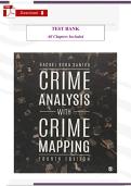 Crime Analysis with Crime Mapping &lpar;5th Edition&rpar; &ndash; Verified Test Bank by Santos