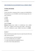 LBO MODELING EXAM FROM WALL STREET PREP 