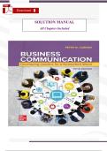 Business Communication&colon; Developing Leaders for a Networked World &lpar;5th Edition&rpar; &ndash; Verified Solutions by Peter Cardon