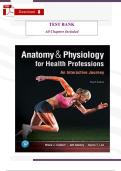Anatomy & Physiology for Health Professions&colon; An Interactive Journey &lpar;4th Edition&rpar; &ndash; Verified Test Bank by Colbert