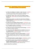 TEXAS PODIATRY JURISPRUDENCE COMPLETE EXAM QUESTIONS AND 100&percnt; VERIFIED ANSWERS &lpar;PASS GUARANTEE