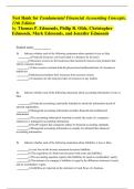 "Test Bank &vert; Fundamental Financial Accounting Concepts&comma; 11th Edition by Edmonds&comma; Olds & Edmonds &ndash; Verified Questions & Answers