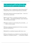 UTAH HUNTER SAFETY ACTUAL EXAM 2026 QUESTIONS WITH ANSWERS GRADED A&plus;
