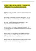 UST SUCCESS GUARANTEED STUDY GUIDE AND PRACTICE EXAMINATION 2026&period;