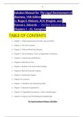Solution Manual &vert; The Legal Environment of Business&comma; 14th Edition by Meiners&comma; Ringleb & Edwards &ndash; Verified Solutions Chapters 1&ndash;22"