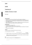 OCR AS Level Chemistry H033&sol;02 Chemistry in Depth 2025 Actual Exam Paper with Mark Scheme&colon;
