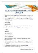 N138 Exam 1 Questions and Answers  Latest 2026 